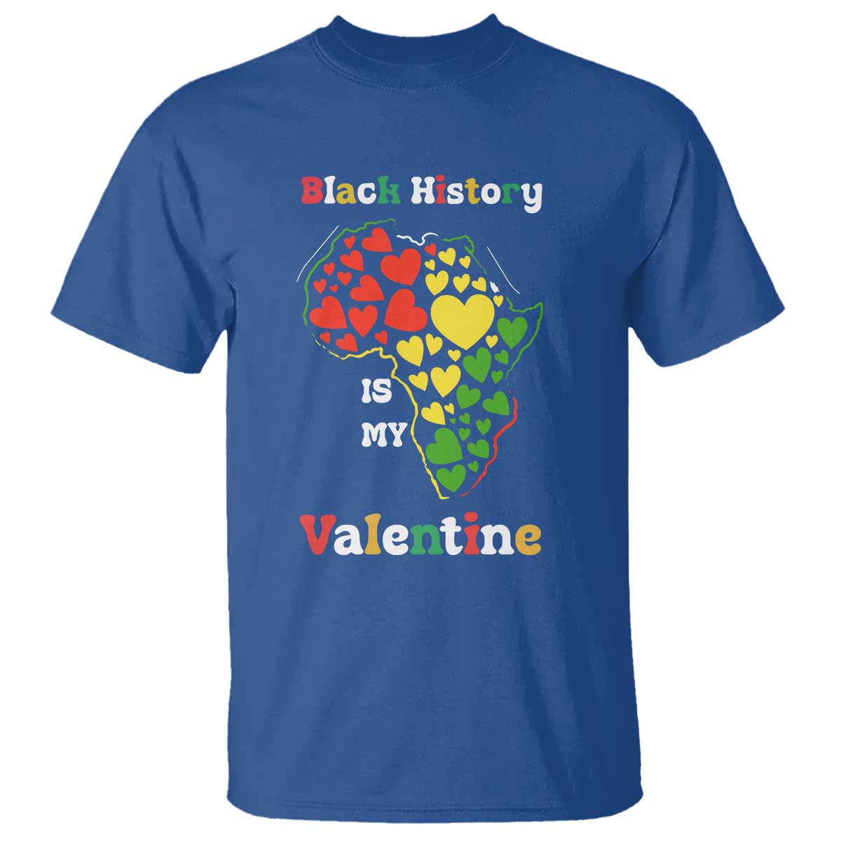 Melanin Queen Black History Month T Shirt Is My Valentine - Wonder Print Shop