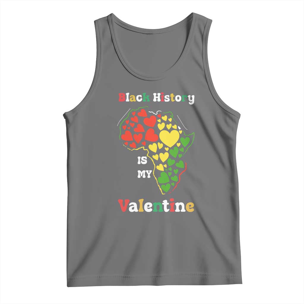 Melanin Queen Black History Month Tank Top Is My Valentine - Wonder Print Shop
