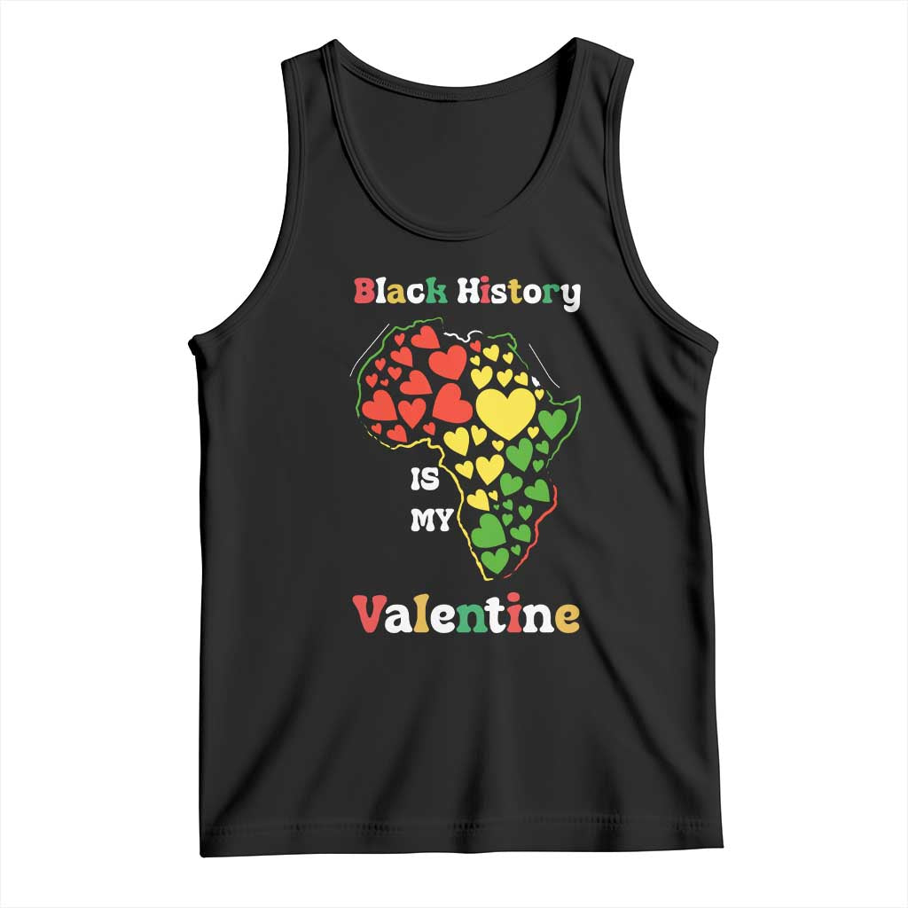 Melanin Queen Black History Month Tank Top Is My Valentine - Wonder Print Shop