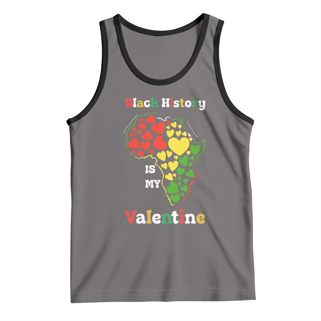 Melanin Queen Black History Month Tank Top Is My Valentine - Wonder Print Shop
