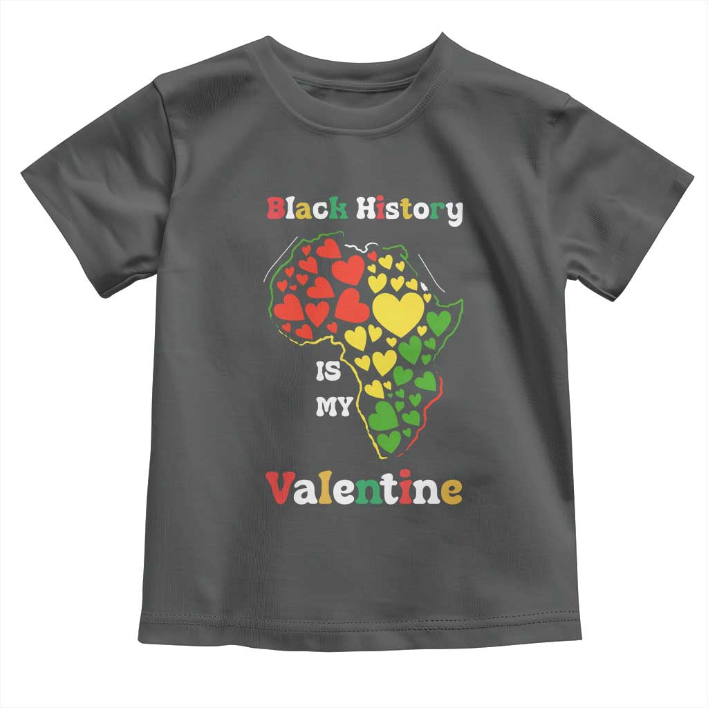 Melanin Queen Black History Month Toddler T Shirt Is My Valentine - Wonder Print Shop