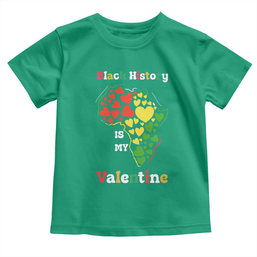 Melanin Queen Black History Month Toddler T Shirt Is My Valentine - Wonder Print Shop