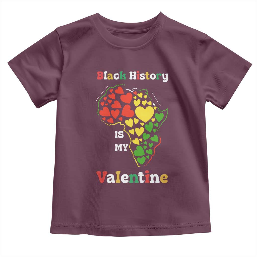 Melanin Queen Black History Month Toddler T Shirt Is My Valentine - Wonder Print Shop