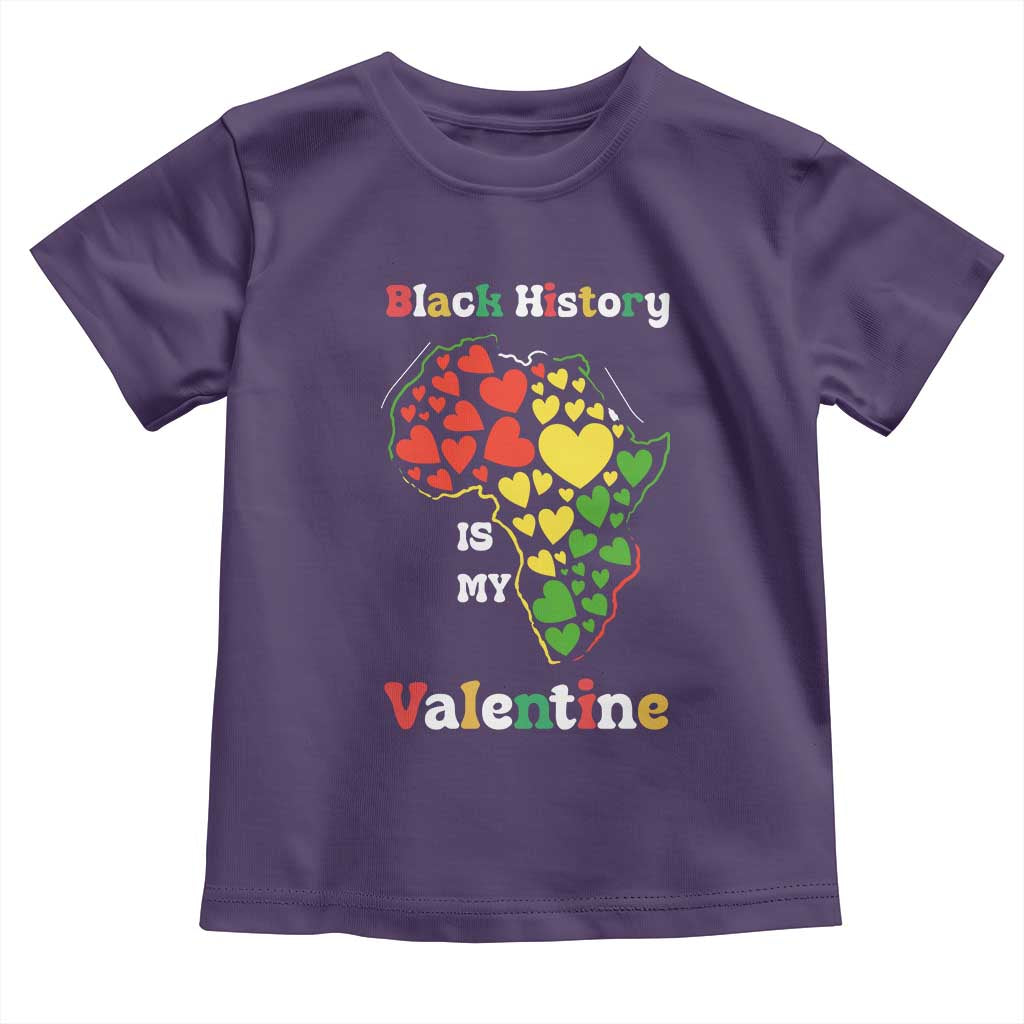 Melanin Queen Black History Month Toddler T Shirt Is My Valentine - Wonder Print Shop