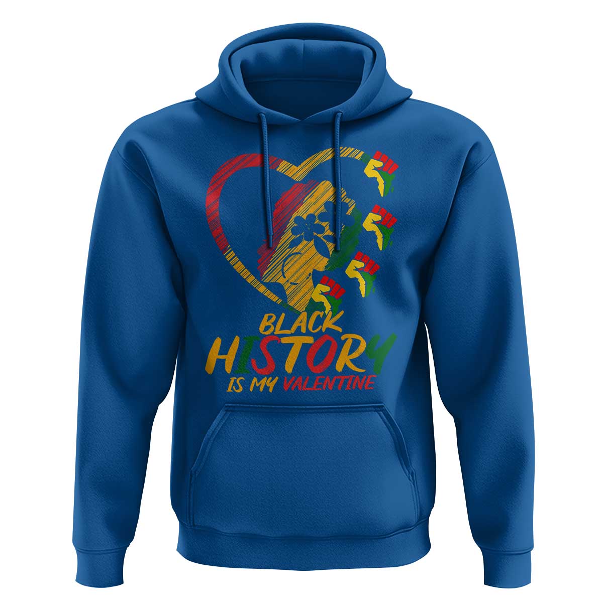 Black History Is My Valentine Hoodie Gift For Melanin Queen - Wonder Print Shop