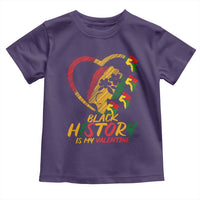Black History Is My Valentine Toddler T Shirt Gift For Melanin Queen - Wonder Print Shop
