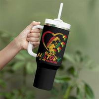 Black History Is My Valentine Tumbler With Handle Gift For Melanin Queen - Wonder Print Shop