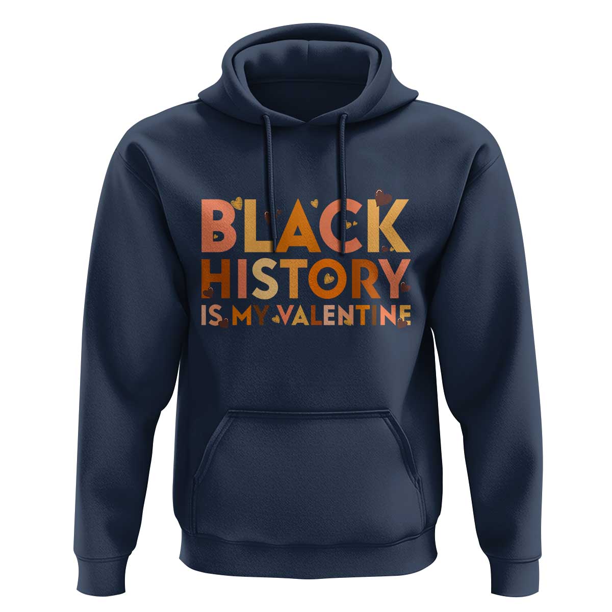 Black History Is My Valentine Hoodie African American Women Pride - Wonder Print Shop