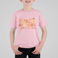 Black History Is My Valentine T Shirt For Kid African American Women Pride - Wonder Print Shop