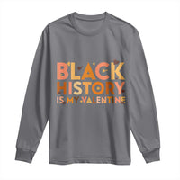 Black History Is My Valentine Long Sleeve Shirt African American Women Pride - Wonder Print Shop