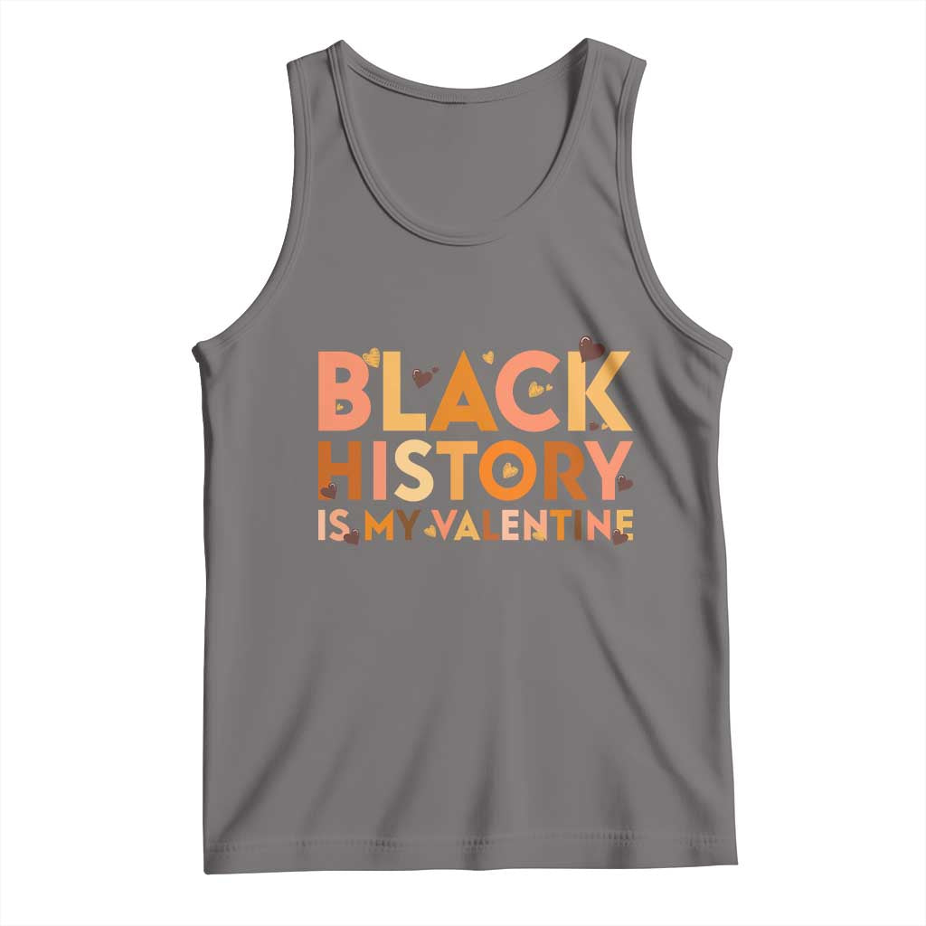 Black History Is My Valentine Tank Top African American Women Pride - Wonder Print Shop