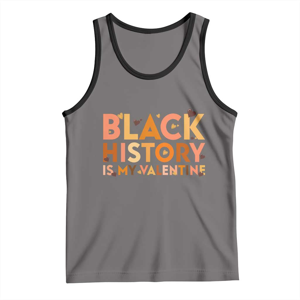 Black History Is My Valentine Tank Top African American Women Pride - Wonder Print Shop