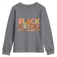 Black History Is My Valentine Youth Sweatshirt African American Women Pride - Wonder Print Shop