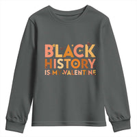 Black History Is My Valentine Youth Sweatshirt African American Women Pride - Wonder Print Shop