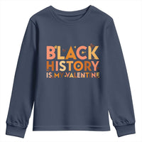 Black History Is My Valentine Youth Sweatshirt African American Women Pride - Wonder Print Shop