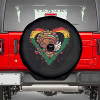 Cute Black Cupid Spare Tire Cover Melanin Pride Valentines Day Gift - Wonder Print Shop