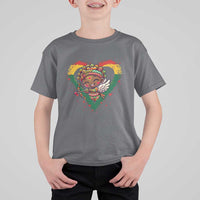 Cute Black Cupid T Shirt For Kid Melanin Pride Valentines Day Gift - Wonder Print Shop