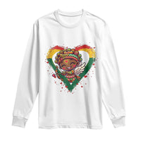 Cute Black Cupid Long Sleeve Shirt Melanin Pride Valentines Day Gift - Wonder Print Shop