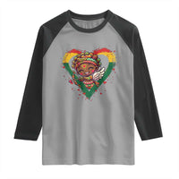 Cute Black Cupid Raglan Shirt Melanin Pride Valentines Day Gift - Wonder Print Shop