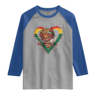 Cute Black Cupid Raglan Shirt Melanin Pride Valentines Day Gift - Wonder Print Shop