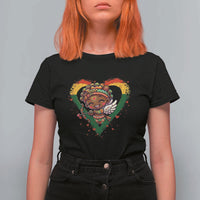 Cute Black Cupid T Shirt For Women Melanin Pride Valentines Day Gift - Wonder Print Shop