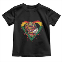 Cute Black Cupid Toddler T Shirt Melanin Pride Valentines Day Gift - Wonder Print Shop