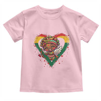Cute Black Cupid Toddler T Shirt Melanin Pride Valentines Day Gift - Wonder Print Shop