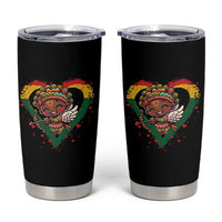 Cute Black Cupid Tumbler Cup Melanin Pride Valentines Day Gift - Wonder Print Shop