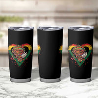 Cute Black Cupid Tumbler Cup Melanin Pride Valentines Day Gift - Wonder Print Shop