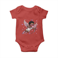 Cute Black Cupid Baby Onesie African American Valentines Day Gift - Wonder Print Shop