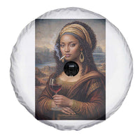Funny Black Mona Lisa Spare Tire Cover Melanin Queen Black History Month - Wonder Print Shop