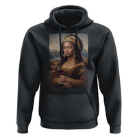 Funny Black Mona Lisa Hoodie Melanin Queen Black History Month - Wonder Print Shop