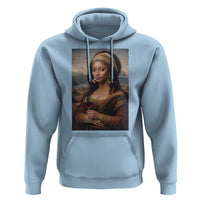 Funny Black Mona Lisa Hoodie Melanin Queen Black History Month - Wonder Print Shop