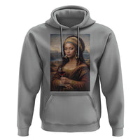 Funny Black Mona Lisa Hoodie Melanin Queen Black History Month - Wonder Print Shop