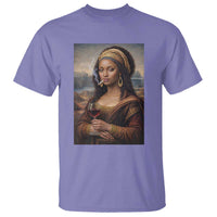 Funny Black Mona Lisa T Shirt Melanin Queen Black History Month - Wonder Print Shop