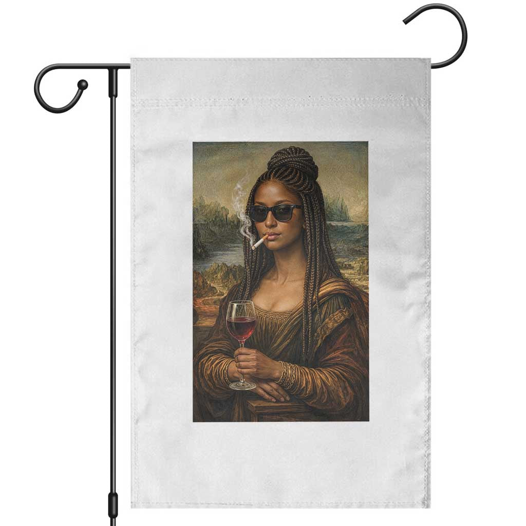 Black Mona Lisa African American Garden Flag Black History Month - Wonder Print Shop