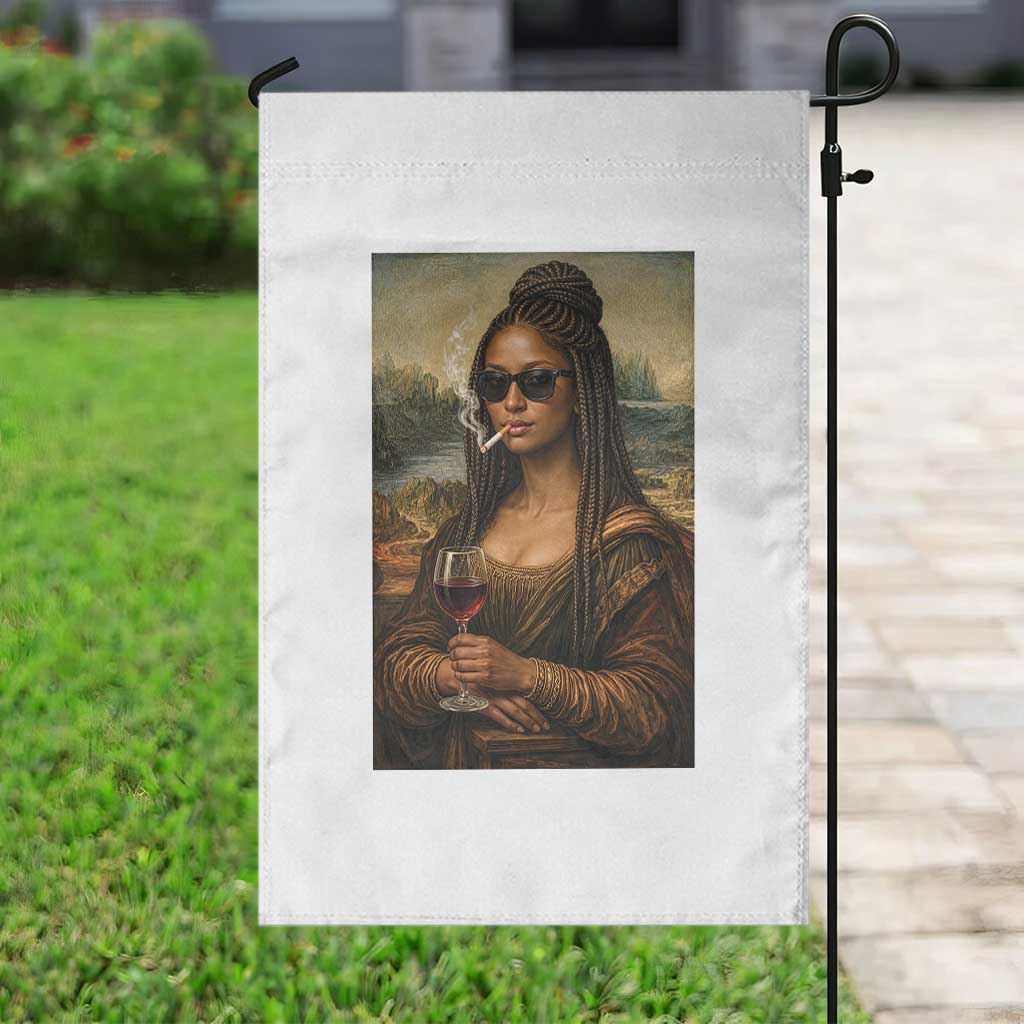 Black Mona Lisa African American Garden Flag Black History Month - Wonder Print Shop