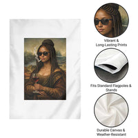 Black Mona Lisa African American Garden Flag Black History Month - Wonder Print Shop