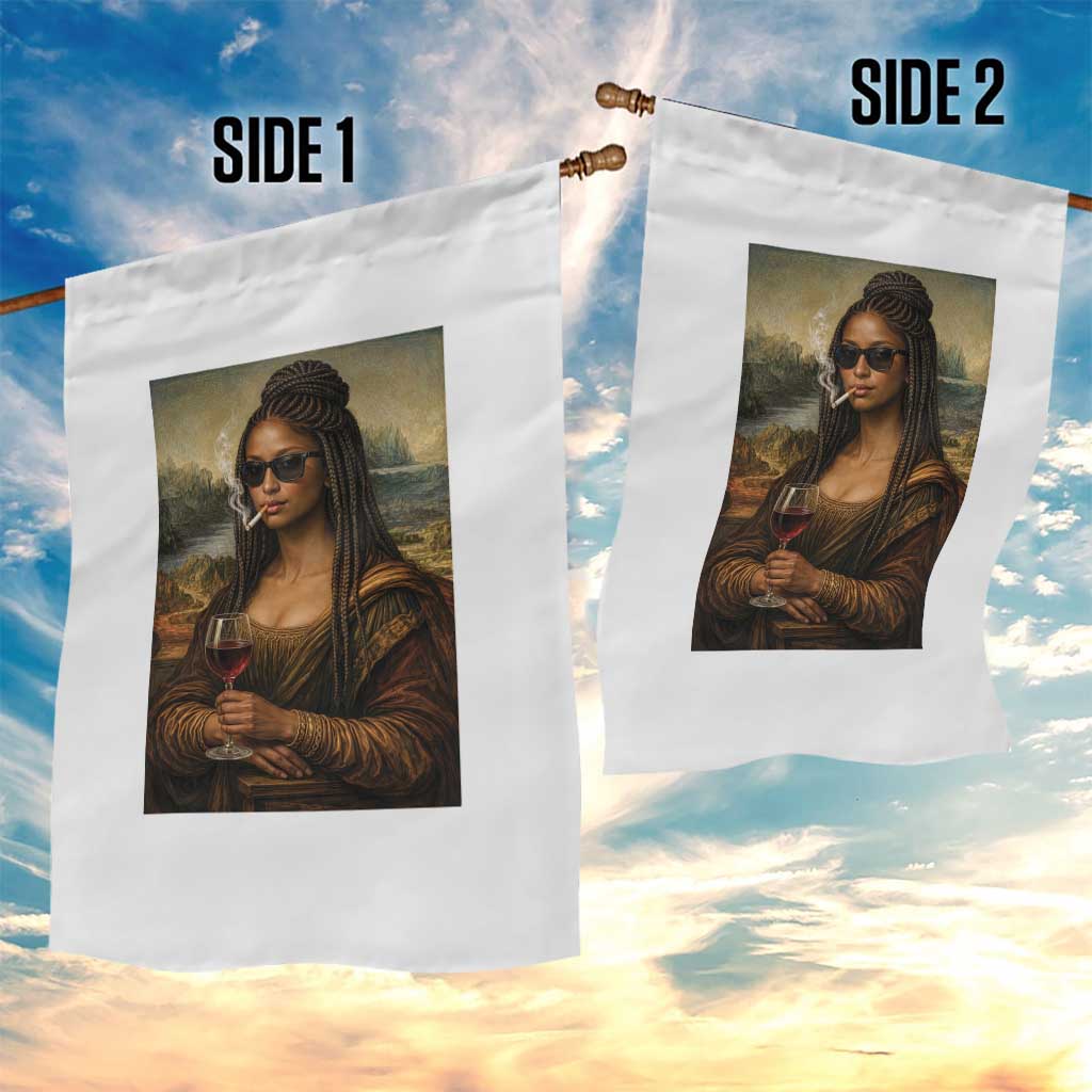 Black Mona Lisa African American Garden Flag Black History Month - Wonder Print Shop