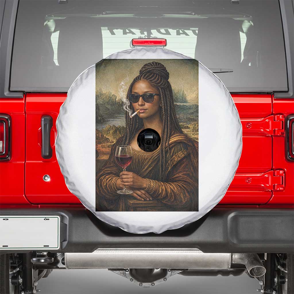 Black Mona Lisa African American Spare Tire Cover Black History Month - Wonder Print Shop