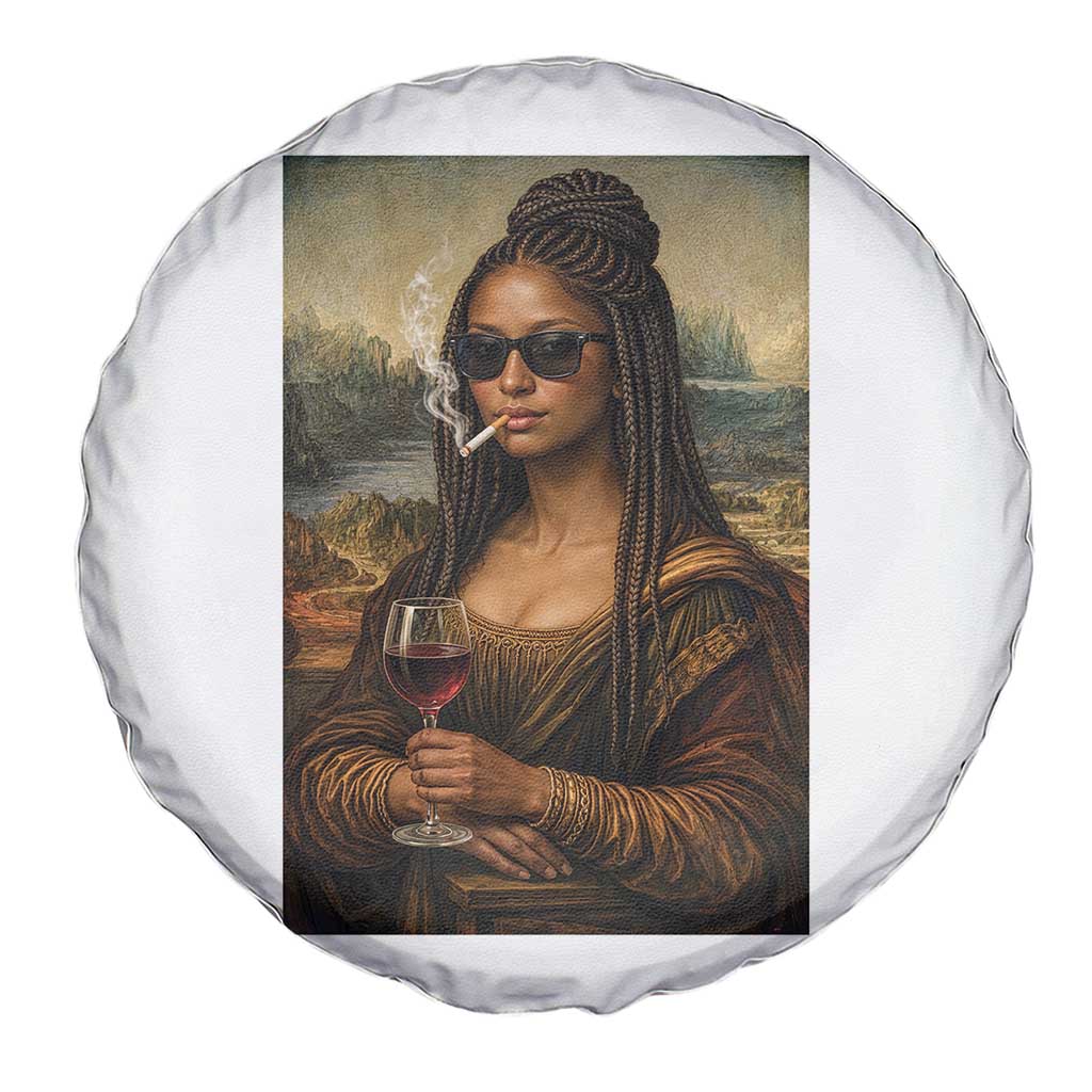 Black Mona Lisa African American Spare Tire Cover Black History Month - Wonder Print Shop