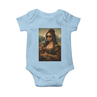 Black Mona Lisa African American Baby Onesie Black History Month - Wonder Print Shop