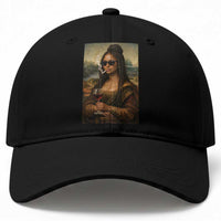 Black Mona Lisa African American Baseball Cap Black History Month
