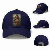 Black Mona Lisa African American Baseball Cap Black History Month