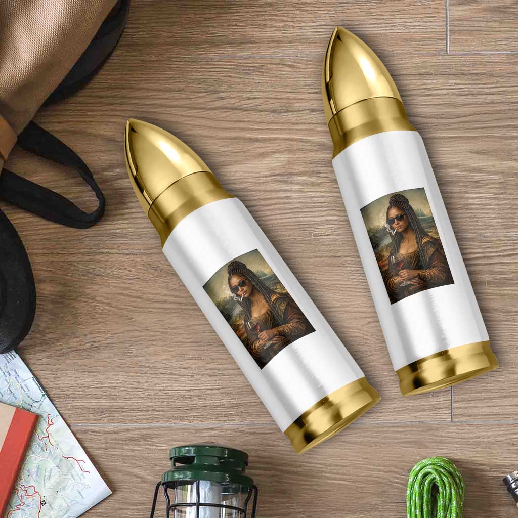 Black Mona Lisa African American Bullet Tumbler Black History Month - Wonder Print Shop