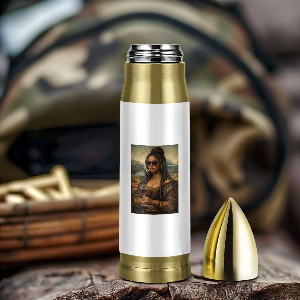Black Mona Lisa African American Bullet Tumbler Black History Month - Wonder Print Shop