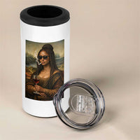 Black Mona Lisa African American 4 in 1 Can Cooler Tumbler Black History Month - Wonder Print Shop