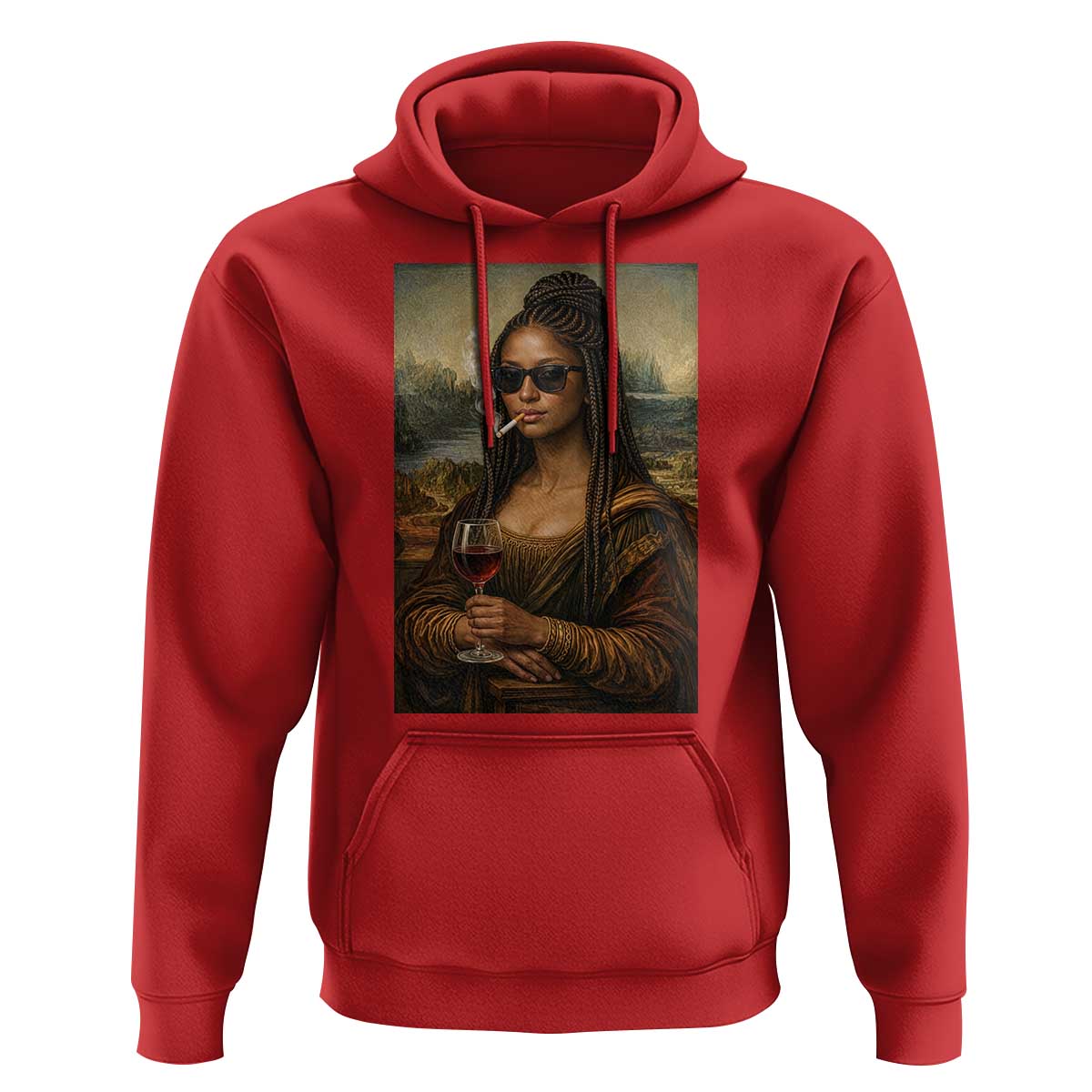 Black Mona Lisa African American Hoodie Black History Month - Wonder Print Shop