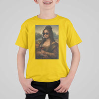 Black Mona Lisa African American T Shirt For Kid Black History Month - Wonder Print Shop