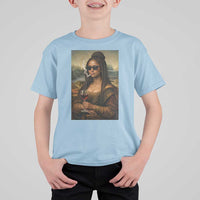 Black Mona Lisa African American T Shirt For Kid Black History Month - Wonder Print Shop